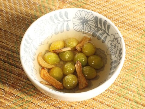 ニンニク風味でさらに美味しく!「銀杏のアヒージョ」